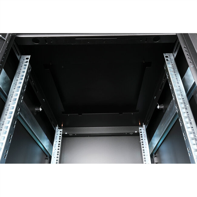 ROLINE 19-inch netwerkkast Pro 22 U, 600x800 BxD Glazen deur zwart