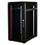 ROLINE 19-inch netwerkkast Pro 22 U, 600x800 BxD Glazen deur zwart