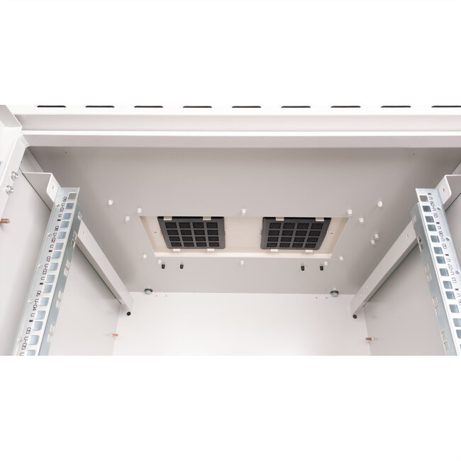 ROLINE 19-inch wandbehuizing Pro 9 U, 600x600 BxT IP55 buiten grijs