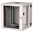 ROLINE 19-inch wandbehuizing Pro 12 U, 600x600 BxD tweedelig draaibaar grijs