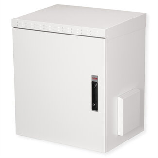 Roline ROLINE 19-inch wandbehuizing Pro 12 U, 600x450 BxT IP55 buiten grijs