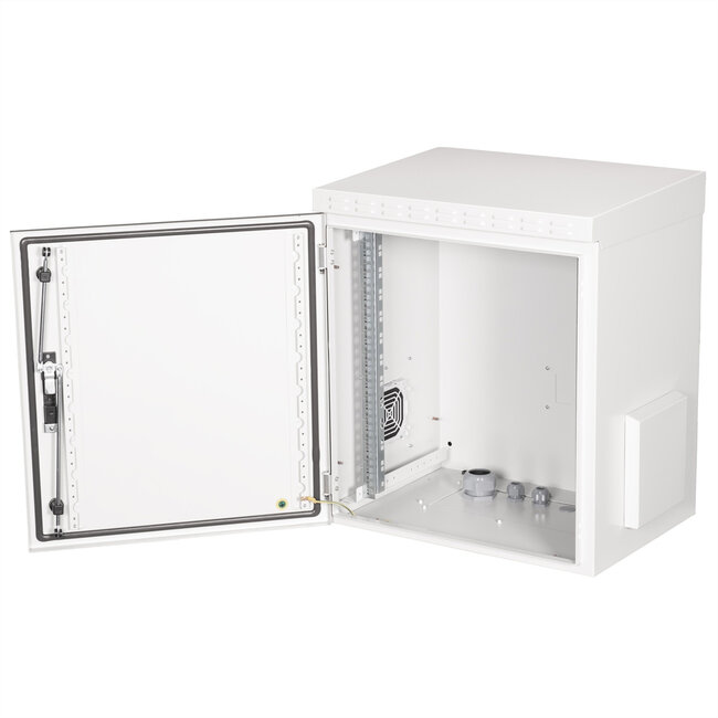 ROLINE 19-inch wandbehuizing Pro 12 U, 600x450 BxT IP55 buiten grijs