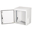 ROLINE 19-inch wandbehuizing Pro 12 U, 600x450 BxT IP55 buiten grijs
