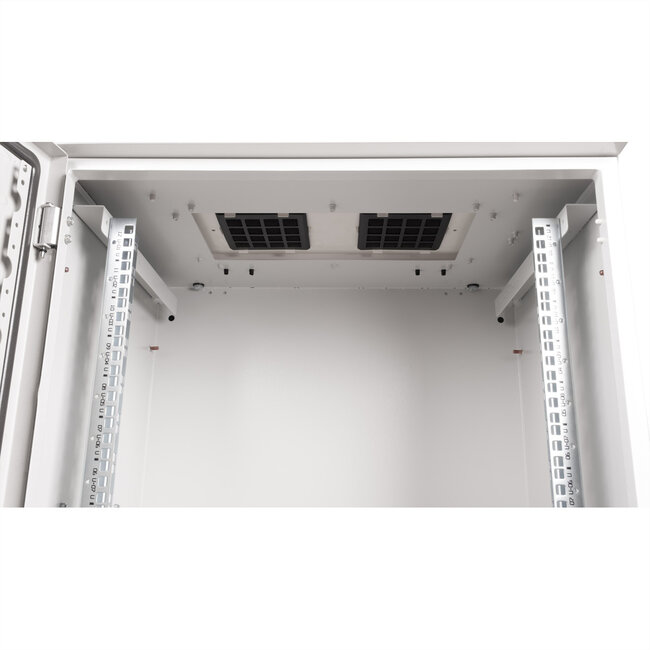 ROLINE 19-inch wandbehuizing Pro 12 U, 600x450 BxT IP55 buiten grijs