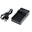 Acculader compatibel met o.a. Panasonic CGA-S005, CGA-S007, CGA-S008, DMW-BCE10 en VW-VBJ10, Fujifilm NP-70 en Samsung IA-BH125C en IA-BP125A accu's