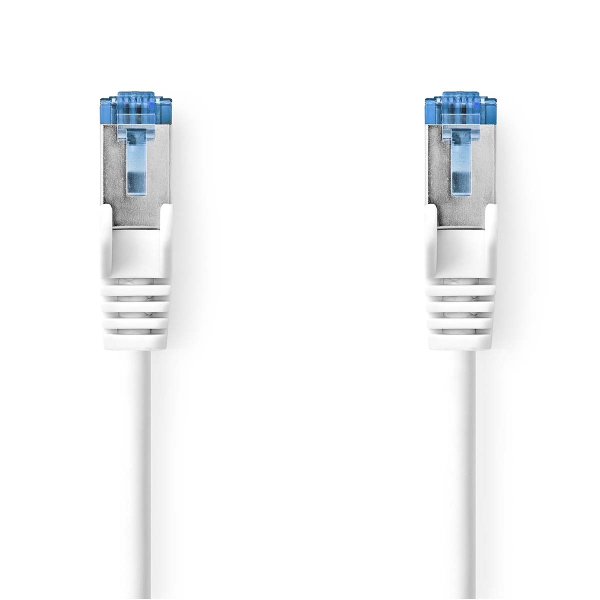Nedis CAT6a-Kabel - S/FTP - RJ45 Male - RJ45 Male - 1.00 m - Rond - LSZH - Wit - Doos
