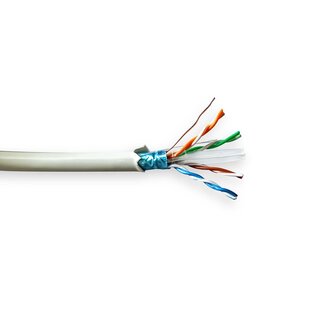 Nedis Nedis FTP CAT6 netwerkkabel | flexibele aders | AWG26 | LSZH | grijs | 100 meter
