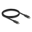 Delock USB 80 Gbps Cable USB Type-C™ male to male PD 3.1 240 W E-Marker coaxial 1 m black