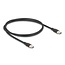 Delock USB 2.0 Cable USB Type-C™ male to male PD 3.0 60 W 1 m black Silicone