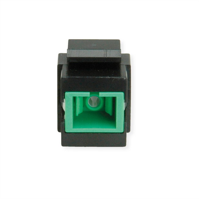 ROLINE Keystone LWL-Adapter SC/SC Simplex, Single Mode, OS2, APC