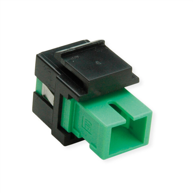 ROLINE Keystone LWL-Adapter SC/SC Simplex, Single Mode, OS2, APC