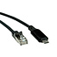 ROLINE USB 3.2 Gen 2 Typ C zu Gigabit Ethernet Konverterkabel, schwarz, 2 m