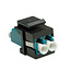 ROLINE Keystone glasvezeladapter LC/LC duplex, Singlemode, OS2