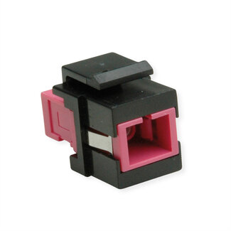 Roline ROLINE Keystone LWL-Adapter SC/SC Simplex, Multimode, OM4