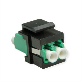 Roline ROLINE Keystone LWL-Adapter LC/LC Duplex, Single Mode, OS2, APC
