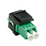 ROLINE Keystone LWL-Adapter LC/LC Duplex, Single Mode, OS2, APC