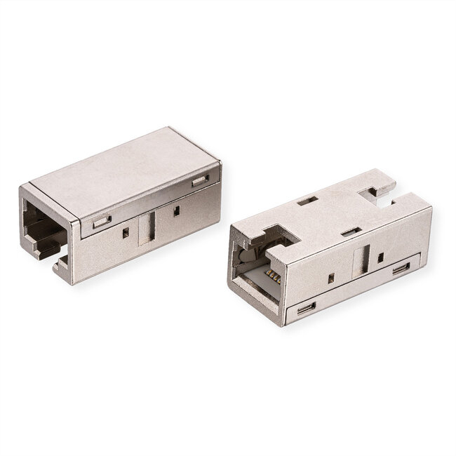 ROLINE RJ-45 Kupplung geschirmt, Kat.6A (Class EA), Metallgehäuse