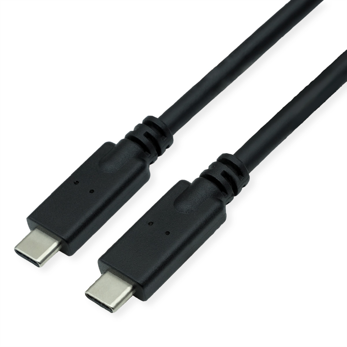 ROLINE kabel kompatibel USB3.2 Gen2, met PD (Power Delivery) 20V5A, Emark, C-C, M/M, zwart, 3 m