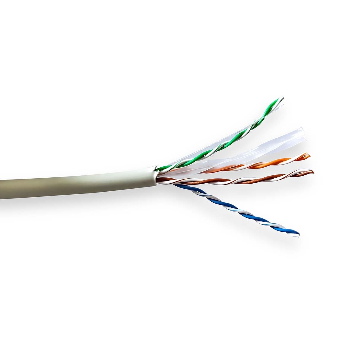 Netwerk Kabel Rol | CAT6 | Stranded | U/UTP | Koper | 100.0 m | Binnenshuis | Rond | LSZH | Grijs | Gift Box