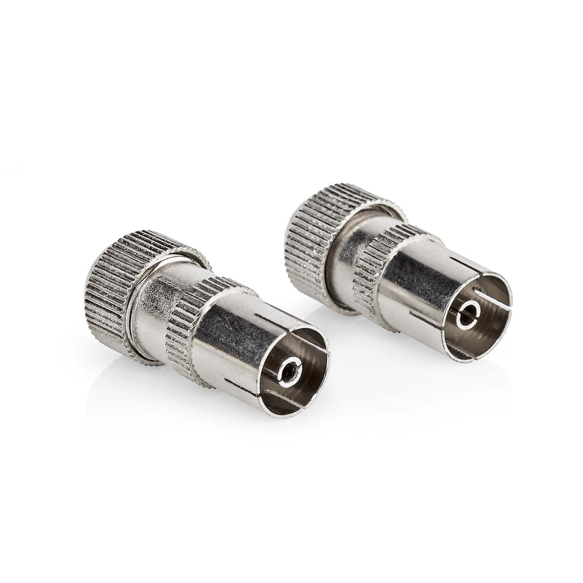 Nedis Coax Connector Iec Fresh Green Box Recht - Vrouwelijk Zilver