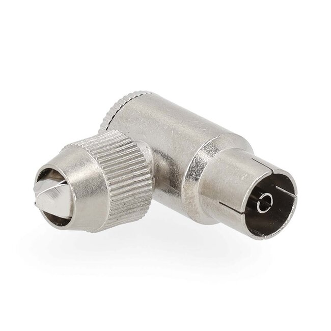 Nedis Coax IEC (v) schroef connectoren set | haaks | metaal