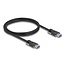 Delock USB 5 Gbps Cable Type-A male to Type-A male with screw distance 19 mm 1 m black