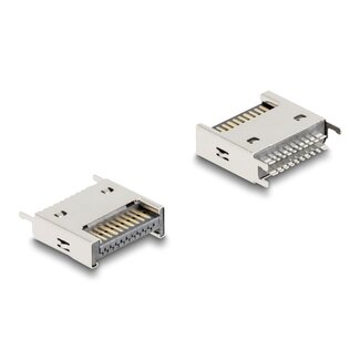 DeLOCK Delock USB 10 Gbps Type-E Key A 20 pin male straight for SMT solder mounting