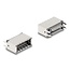Delock USB Type-E Key A 20 pin female vertical for SMT solder mounting