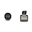 Delock M12 Cable X-coded 8 pin female to RJ45 plug Cat.5e S/FTP flexible 10 m black
