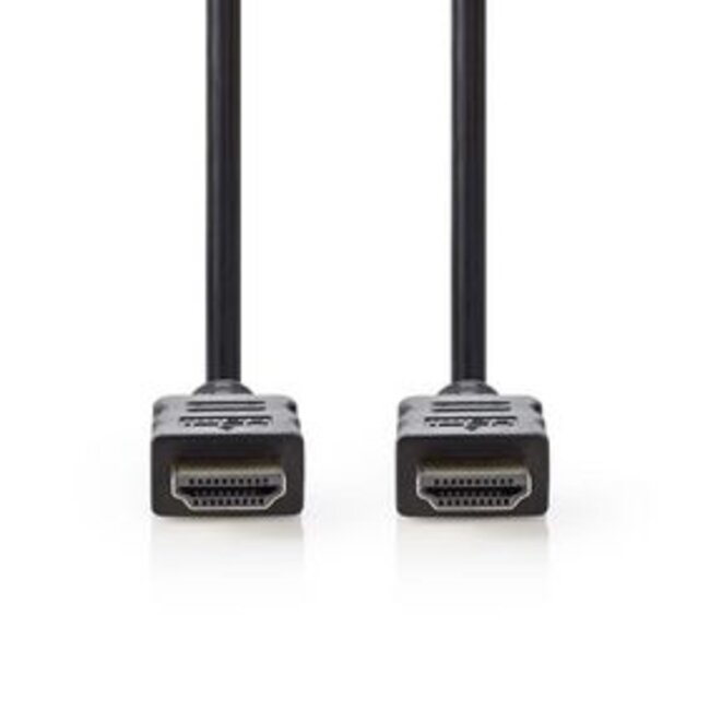 High Speed ​​HDMI™-Kabel met Ethernet | HDMI™ Connector | HDMI™ Connector | 4K@30Hz | ARC | 10.2 Gbps | 2.00 m | Rond | PVC | Zwart | Envelop