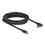 Delock Active USB 10 Gbps Cable USB Type-C™ male to male angled left / right 5 m 8K PD 60 W with E-Marker