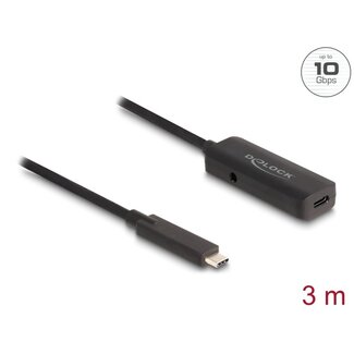 DeLOCK Delock Active USB 10 Gbps extension cable USB Type-C™ 3 m