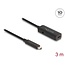 Delock Active USB 10 Gbps extension cable USB Type-C™ 3 m