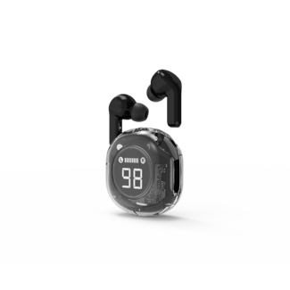 OEM Transparante TWS in-ears, zwart