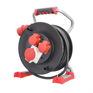 Bachmann BACHMANN professionele CEE kabelhaspel 3xCEE7/3 H07RN-F 3G1,5mm² 25m