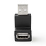 Nedis USB-A haakse adapter | haaks naar beneden | USB2.0