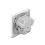 Delock inbouwstopcontact | USB-A QC + USB-C PD | 18W | wit