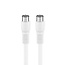 Nedis F-quick (m) - F-quick (m) coaxkabel | wit | 5 meter