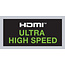 HDMI kabel | Slimline | HDMI2.1 (8K 60Hz + HDR) | zwart | 0,30 meter