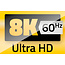 HDMI kabel | Slimline | HDMI2.1 (8K 60Hz + HDR) | zwart | 0,30 meter