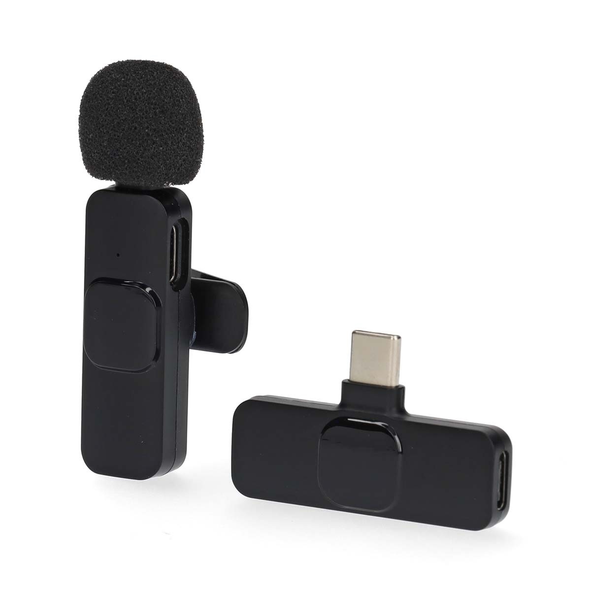 Nedis Microfoon - Gebruikt voor: Notebook / Smartphone / Tablet - Draadloos / USB Type-C - USB-C Female - Aan/uit knop