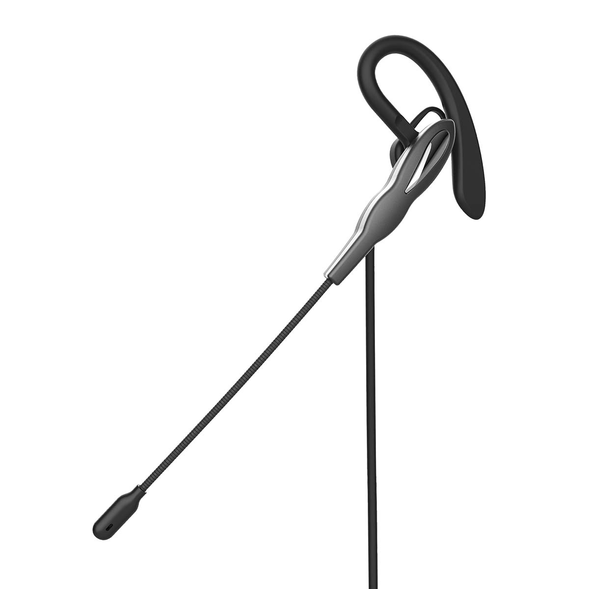 Nedis PC-Headset - In-Ear - Mono - USB Type-A / USB Type-C - Inklapbare Microfoon - Grijs / Zwart