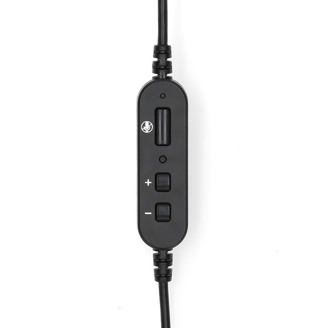 Nedis mono in-ear PC-headset met oorhaak | USB-C/USB-A | 1,8 meter