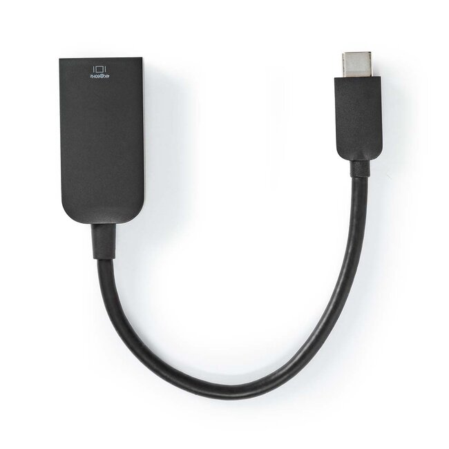 Nedis USB-C naar HDMI 4K 60Hz adapter | zwart | 0,20 meter