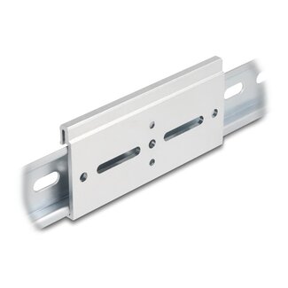 DeLOCK Delock Aluminium Mounting Clip for DIN Rail 100.0 x 47.8 mm silver