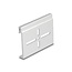Delock Aluminium Mounting Clip for DIN Rail 60.0 x 47.8 mm silver