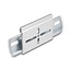 Delock Aluminium Mounting Clip for DIN Rail 70.0 x 47.8 mm silver