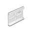 Delock Aluminium Mounting Clip for DIN Rail 70.0 x 47.8 mm silver