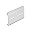Delock Aluminium Mounting Clip for DIN Rail 80.0 x 47.8 mm silver