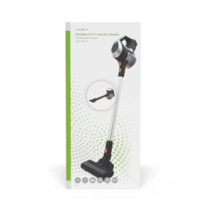 Steelstofzuiger | 130 W | 25.9 VAC | Gemotoriseerde Borstel met Geïntegreerde Verlichting | 10000 Pa | HEPA-luchtfilter | Oranje / Zwart